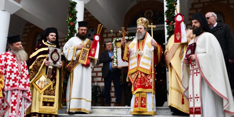 Η ΚΥΡΙΑΚΗ ΤΗΣ ΑΠΟΚΡΕΩ ΣΤΟΝ ΠΑΝΗΓΥΡΙΖΟΝΤΑ Ι.Ν. ΚΟΙΜΗΣΕΩΣ ΤΗΣ ΘΕΟΤΟΚΟΥ ΚΑΙ ΑΓ. ΤΕΣΣΑΡΑΚΟΝΤΑ ΜΑΡΤΥΡΩΝ ΓΟΜΑΤΙΟΥ