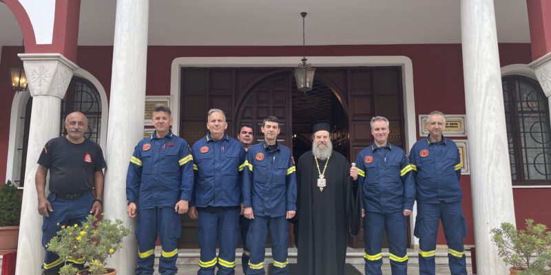 Ο ΔΙΕΥΘΥΝΤΗΣ ΠΥΡΟΣΒΕΣΤΙΚΩΝ ΥΠΗΡΕΣΙΩΝ ΝΟΜΟΥ ΧΑΛΚΙΔΙΚΗΣ ΣΤΟΝ ΣΕΒΑΣΜΙΩΤΑΤΟ