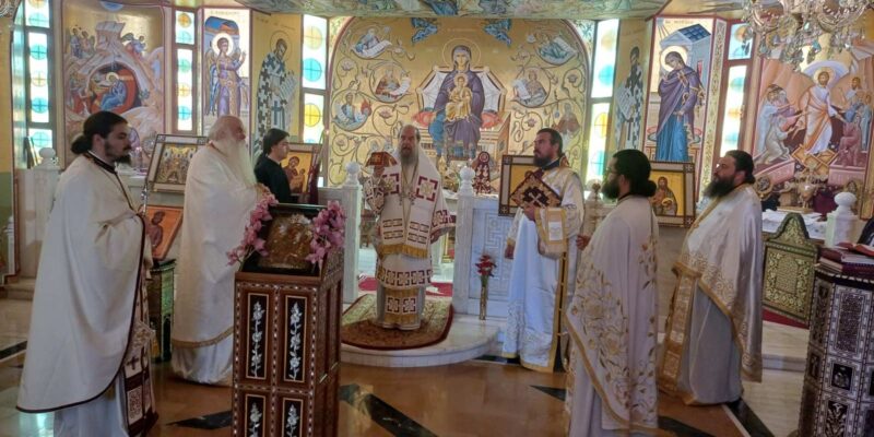 Η ΑΛΩΣΗ ΤΗΣ ΚΩΝΣΤΑΝΤΙΝΟΥ   ΠΟΛΕΩΣ ΣΤΟ ΜΗΤΡΟΠΟΛΙΤΙΚΟ ΠΑΡΕΚΚΛΗΣΙΟ ΤΗΣ ΠΑΝΑΓΙΑΣ ΔΑΚΡΥΡΡΟΟΥΣΗΣ ΑΡΝΑΙΑΣ ΚΑΤΑ ΤΗΝ ΗΜΕΡΑ ΤΗΣ ΜΕΣΟΠΕΝΤΗΚΟΣΤΗΣ