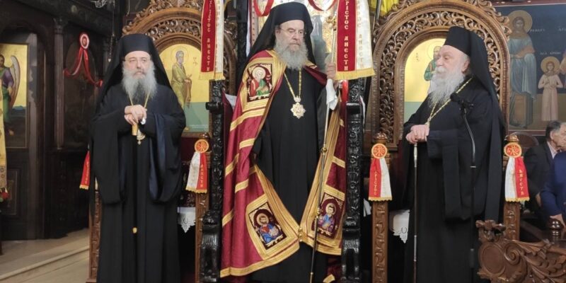 Ο ΣΕΒΑΣΜΙΩΤΑΤΟΣ ΜΗΤΡΟΠΟΛΙΤΗΣ ΜΑΣ ΣΤΟΝ ΛΑΜΠΡΟ ΕΟΡΤΑΣΜΟ ΤΟΥ ΑΓΙΟΥ ΑΧΙΛΛΙΟΥ ΣΤΑ ΓΡΕΒΕΝΑ