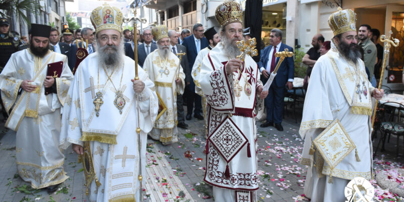 Ο ΣΕΒΑΣΜΙΩΤΑΤΟΣ ΣΤΙΣ ΛΑΤΡΕΥΤΙΚΕΣ ΕΚΔΗΛΩΣΕΙΣ ΠΡΟΣ ΤΙΜΗΝ ΤΩΝ ΠΟΛΙΟΥΧΩΝ ΤΡΙΠΟΛΕΩΣ