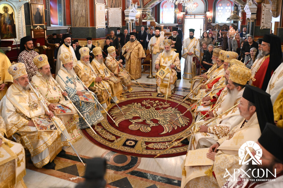 Ο Σεβασμιώτατος στα ονομαστήρια του αγίου Μαντινείας και Κυνουρίας κ.κ. ΕΠΙΦΑΝΙΟΥ