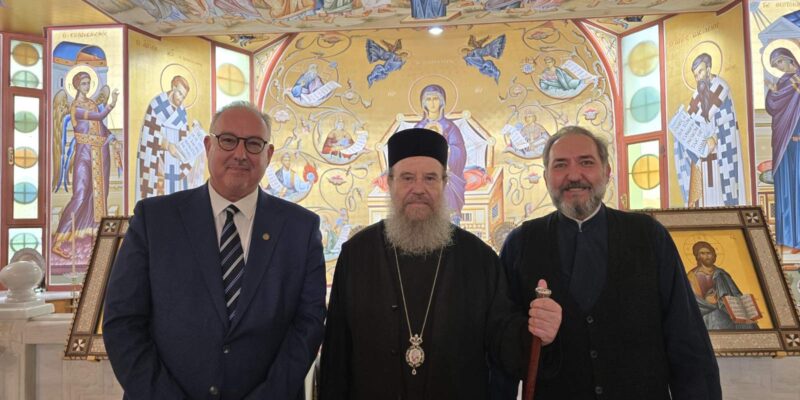 Ο ΠΡΟΕΔΡΟΣ ΤΟΥ ΤΜΗΜΑΤΟΣ ΘΕΟΛΟΓΙΑΣ ΤΟΥ Α.Π.Θ. ΣΤΟΝ ΣΕΒΑΣΜΙΩΤΑΤΟ