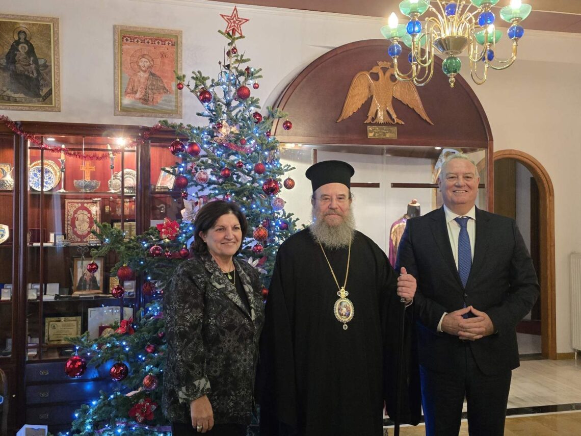 Ο Βουλευτης κ. Ιωάννης Γιώργος στον Σεβασμιώτατο