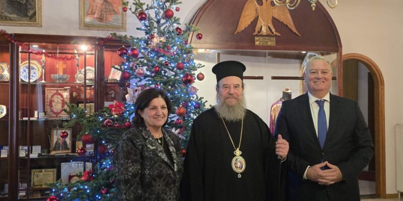 Ο Βουλευτης κ. Ιωάννης Γιώργος στον Σεβασμιώτατο