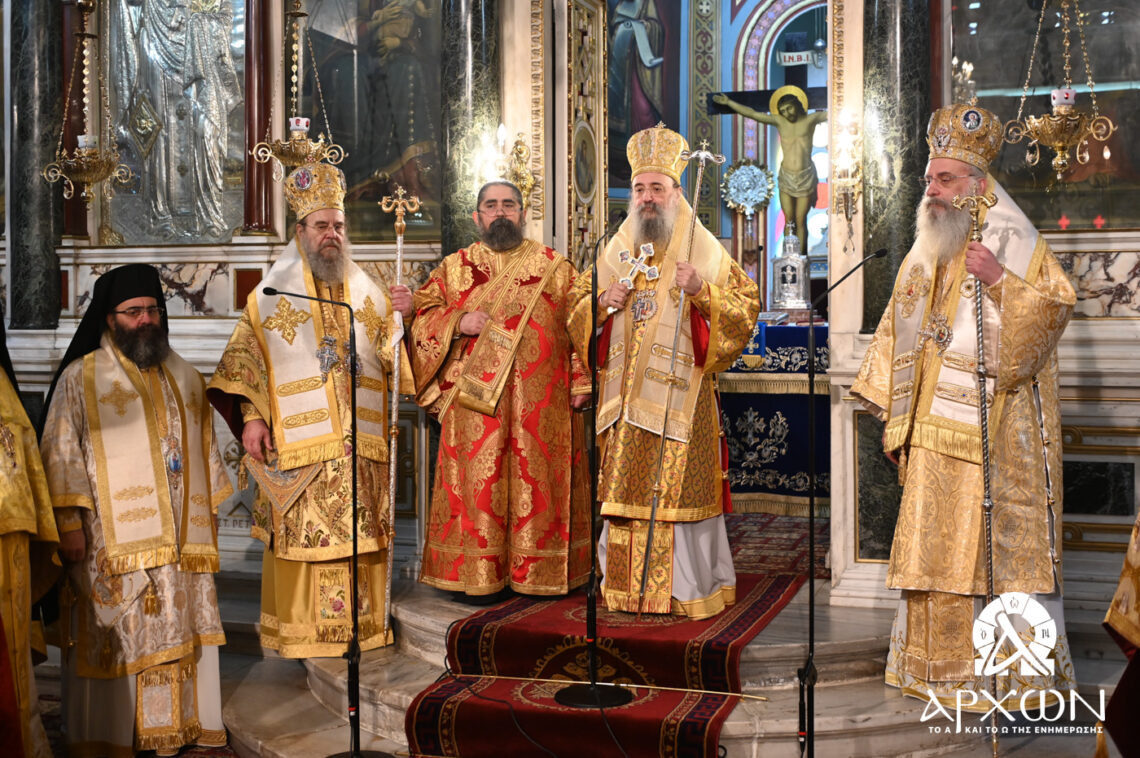 Ο ΣΕΒΑΣΜΙΩΤΑΤΟΣ ΣΤΗΝ ΤΡΙΠΟΛΗ ΓΙΑ ΤΟ ΜΝΗΜΟΣΥΝΟ ΤΩΝ ΜΑΚΑΡΙΣΤΩΝ ΜΗΤΡΟΠΟΛΙΤΩΝ ΜΑΝΤΙΝΕΙΑΣ ΚΑΙ ΚΥΝΟΥΡΙΑΣ