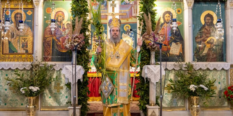  Η ΚΥΡΙΑΚΗ ΤΩΝ ΒΑΪΩΝ  ΣΤΗ ΜΕΓΑΛΗ ΠΑΝΑΓΙΑ